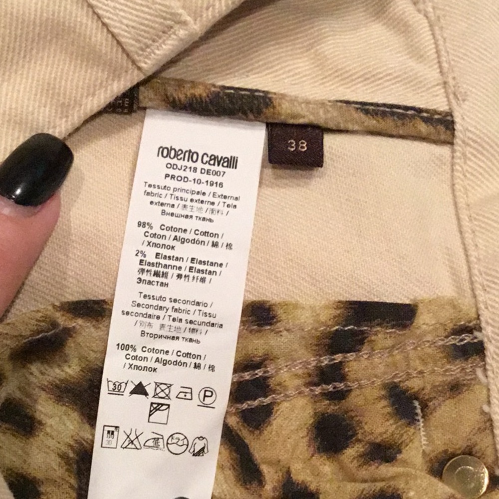 Roberto Cavalli Vintage Buttercream Jeans - Picture 10 of 12